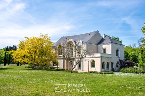 Propriété d’architecte au coeur d’un parc arboré