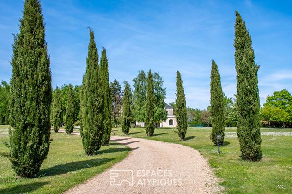 Propriété d’architecte au coeur d’un parc arboré