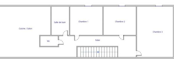 Die (26150) DIE CENTRE VILLE / APPARTEMENT DE 4 PIECES PRINCIPALES SOUS LES TOITS
