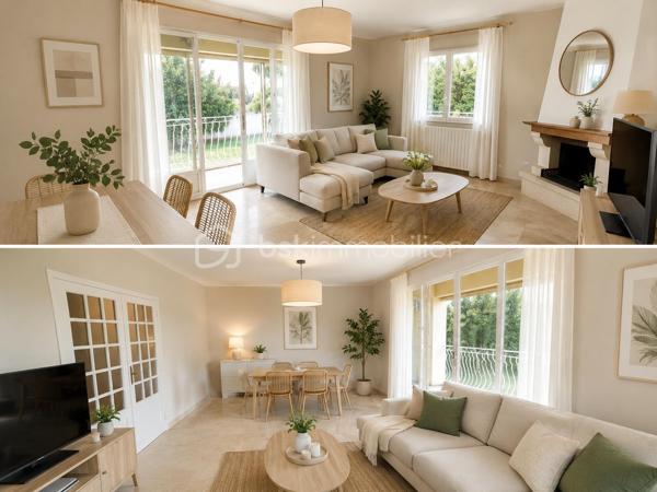 Dans le quartier recherché de Saint-Jean, en limite de Martigues/Port-de-Bouc, découvrez cette maison individuelle de 95 m² habitables, implantée sur un terrain de 653 m², avec un atout particulièrement rare : près de 95 m² supplémentaires au rez-de-chaussée, actuellement utilisés en vaste garage.

95 m² supplémentaires… à imaginer selon votre projet
C’est tout l’intérêt de cette propriété : conserver un garage exceptionnellement vaste, créer un espace indépendant pour un parent ou un enfant, aménager un second logement, ou encore envisager deux logements indépendants.
Une configuration particulièrement adaptée à une famille, à un projet multigénérationnel ou à un investisseur.

Un espace de vie familial à l’étage
À l’étage, les 95 m² habitables proposent une configuration familiale avec un séjour de 26,4 m² ouvrant sur un large balcon, une cuisine indépendante de 10,2 m², 3 chambres, une salle de bains, WC indépendant, hall et rangement.
Le terrain de 653 m² offre une vaste cour permettant de stationner plusieurs véhicules ainsi qu’un puits avec cuve de stockage.

Une maison régulièrement améliorée
Construite en 1973 et régulièrement améliorée, cette maison offre aujourd’hui un bon niveau de confort, notamment à l’étage grâce à ses menuiseries PVC double vitrage et ses stores électriques.
Elle bénéficie également d’une belle cheminée ouverte, apportant chaleur et convivialité au séjour.
À noter : une possibilité d’amélioration significative du DPE en remplaçant la chaudière fioul, actuellement à l’origine du classement F, par une pompe à chaleur air-eau, l’installation de chauffage central étant déjà en place.

Un bien à découvrir… et surtout à imaginer
Pour permettre une projection réaliste, les photographies présentent volontairement le bien dans son état actuel ainsi que des propositions de home staging, afin de visualiser concrètement les possibilités d’aménagement et de modernisation.

95 m² + 95 m² + 653 m² : un potentiel rare
95 m² habitables + 95 m² de garage + 653 m² de terrain : un bien aux possibilités multiples dans un secteur recherché.

Famille, projet multigénérationnel ou investissement : à vous d’imaginer la suite.
Fabrice Geneuil – BSK Immobilier
Votre projet immobilier est ma priorité.