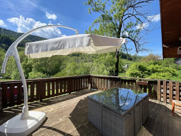 Entremont-le-Vieux (73670) Joli chalet avec vue dégagée et terrain - à 30 mn de Chambéry - au coeur du Massif de la Chartreuse