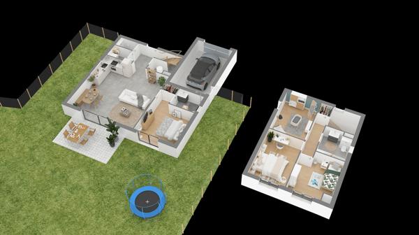Maison neuve à Saint Hilaire de Riez - 4 chambres avec jardin