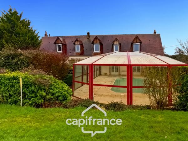 Maison à vendre 7 pièces LA CHAPELLE HUON (72)  -  terrain 3572 m²  -