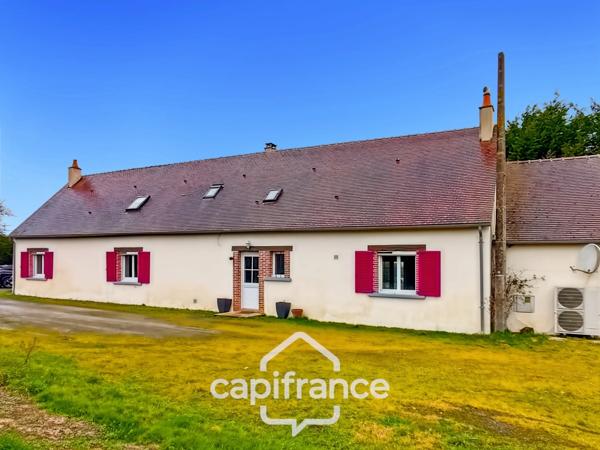 Maison à vendre 7 pièces LA CHAPELLE HUON (72)  -  terrain 3572 m²  -