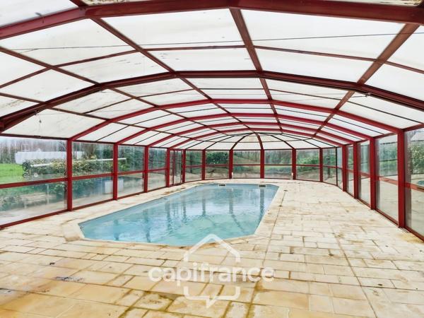 Maison à vendre 7 pièces LA CHAPELLE HUON (72)  -  terrain 3572 m²  -