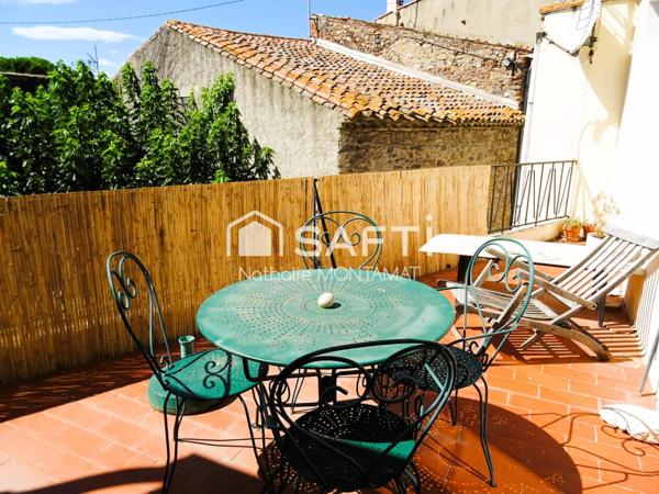 Charmante Maison de ville en 2 Faces, T6, Terrasse