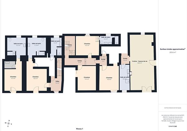 Domaine en pierre de 675 m² avec piscine sur près de 3 ha - Roquemaure Roquemaure