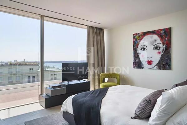 Cannes Californie vue mer rare villa contemporaine neuve Cannes