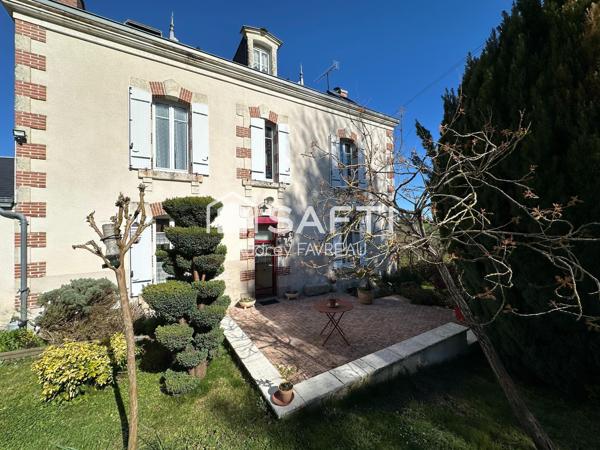 Maison de charme, 142m2, 4 chambres, jardin.