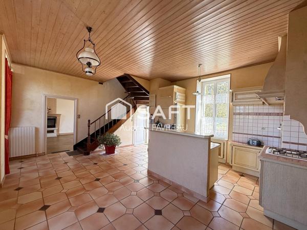 Maison de charme, 142m2, 4 chambres, jardin.