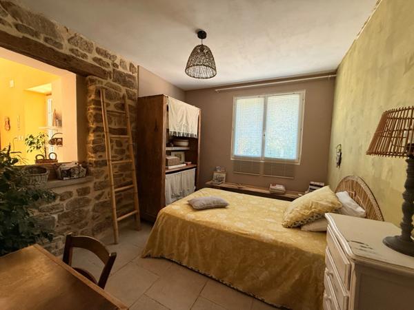 EN EXCLUSIVITE ! Maison en pierre 54m², 2 chambres sur 593m² de terrain + Terrain indépendant de 1420m² 66 500 €