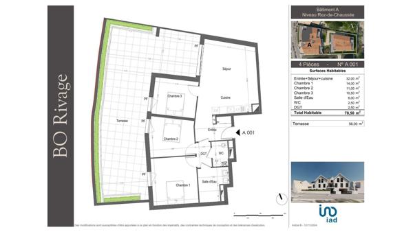 Apartment for sale 4 rooms 79 m² Biarritz