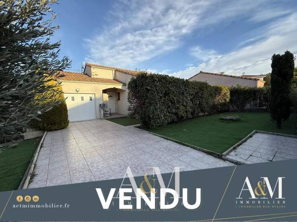 Villa plain-pied T4 + garage + sous-sol