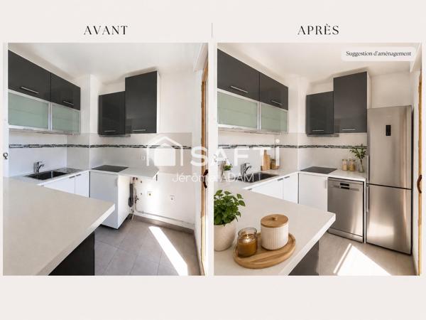 Superbe T4 76 m2 exposition sud ouest | Terrasse Loggia 19 m2 | 2 parkings