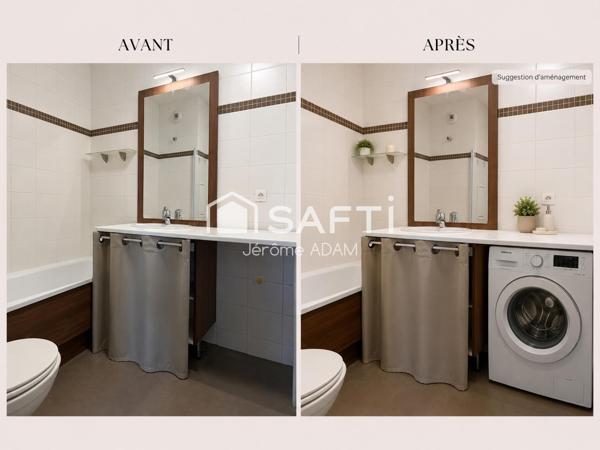 Superbe T4 76 m2 exposition sud ouest | Terrasse Loggia 19 m2 | 2 parkings