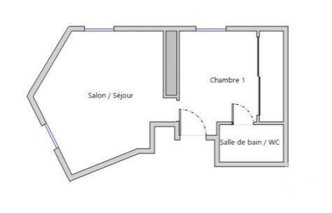 Appartement F1 à vendre  1 pièce - 19 m2 PARIS - 75016