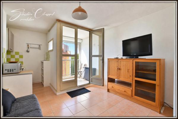 STUDIO 22,37 M² AVEC LOGGIA ET PARKING PRIVATIF – LE CAP D’AGDE, SECTEUR SAINT-MARTIN