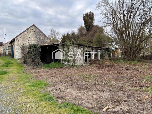 Maison et grange à réhabiliter.