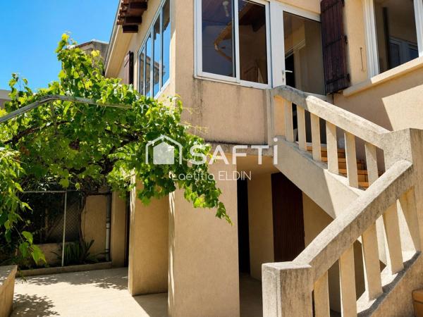Saint-Ruf : Maison spacieuse, jardin, garage, cour