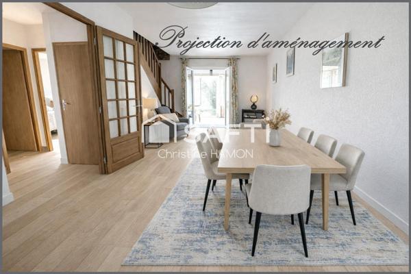 Maison dans le centre, vie de plain pied et jardin