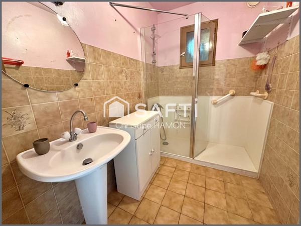 Maison dans le centre, vie de plain pied et jardin