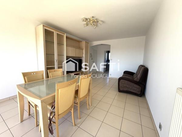 T3 lumineux - traversant avec vue panoramique - grand balcon