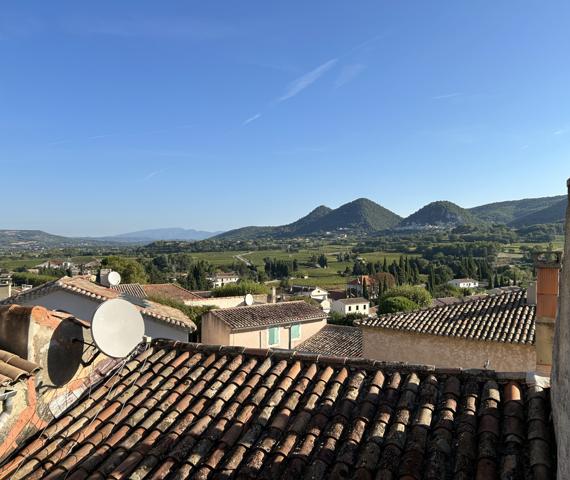 Sablet (84110) PLATEAU à aménager avec vue exceptionnelle
