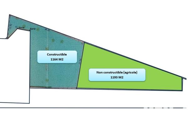 Terrain à vendre 2 357 m² Montgaillard