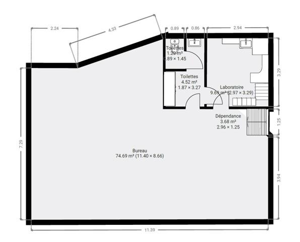 Murs commerciaux avec bonne rentabilité