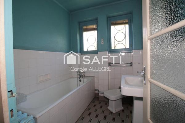 Grande maison familiale et son terrain d'environ 1000m2