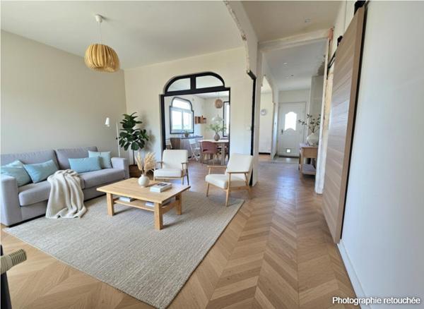 Maison 114 m2 avec sous sol, parc