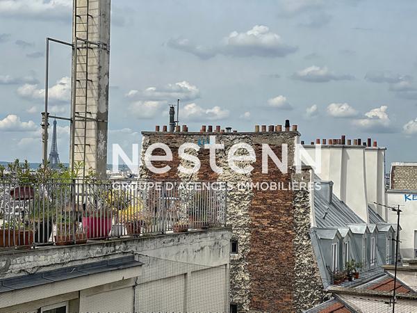 Nestenn - Paris 10e - Saint-Vincent-de-Paul - Appartement + Surface Commerciale de 66 m2 - 6e étage avec ascenseur - Vue dégagée sur Paris - Cave