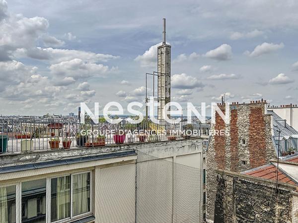 Nestenn - Paris 10e - Saint-Vincent-de-Paul - Appartement + Surface Commerciale de 66 m2 - 6e étage avec ascenseur - Vue dégagée sur Paris - Cave
