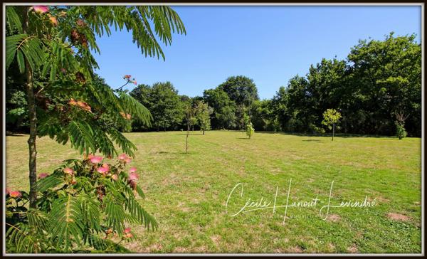 Combourg (35270) COMBOURG - Secteur Nord-Est. Longère pierre 224 m² avec étang et dépendances (255 m²). Terrain: 18.115 m².