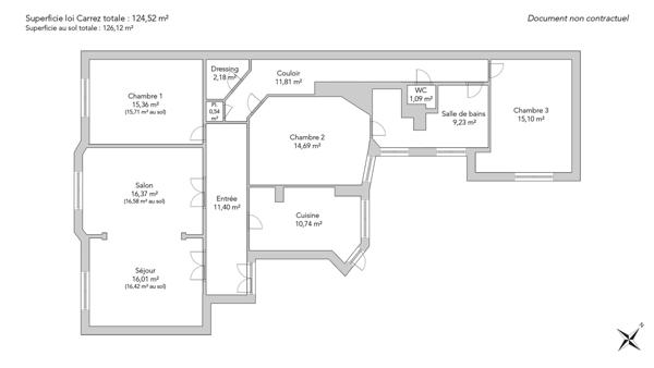 Appartement Paris 7e - SUFFREN / CHAMP DE MARS