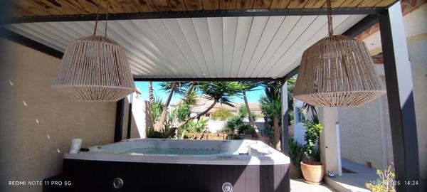 LUNEL NORD, Villa individuelle R+1, 132 M2 SH 3 chambres, séjour, cuisine, garage sur 339M2 terrain