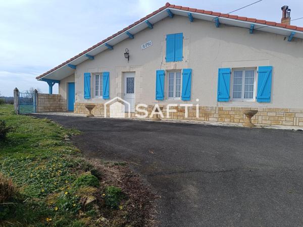 maison de campagne en chalosse pres de DAX avec grange , puits , garage et vue