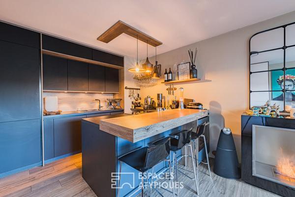 Écrin confidentiel avec terrasse et parking à l’Aiguillon