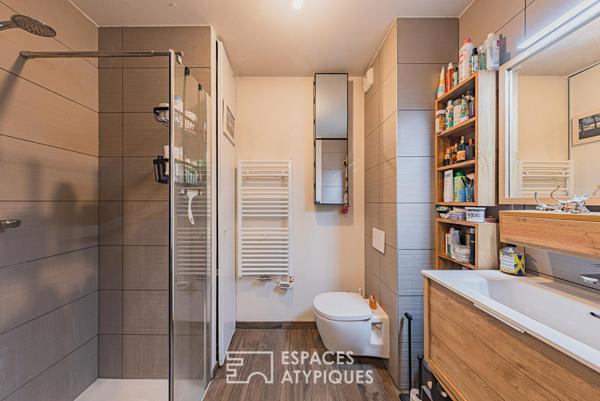 Écrin confidentiel avec terrasse et parking à l’Aiguillon