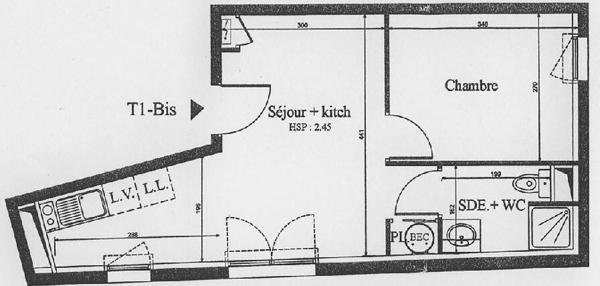 Appartement 1 pièce - 44000 Nantes