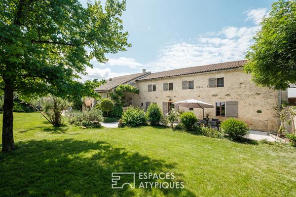 Propriété de charme avec jardin et piscine