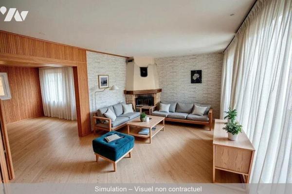 Maison de ville à proximité des commerces et des services
Fenêtres PVC double vitrage avec vol...