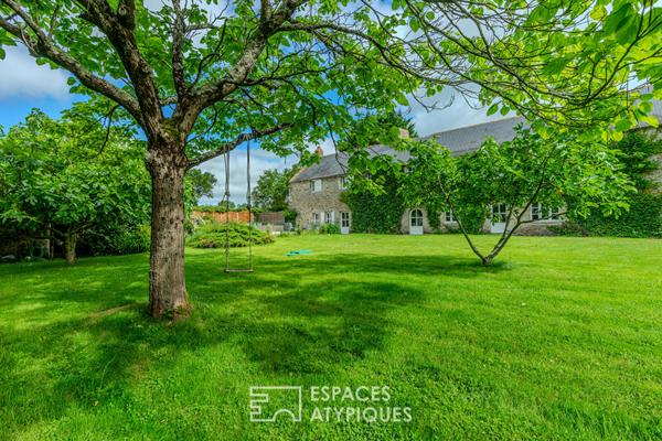 Authenticité et calme : superbe longère dans un cadre verdoyant