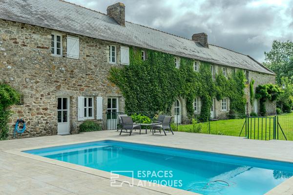 Authenticité et calme : superbe longère dans un cadre verdoyant