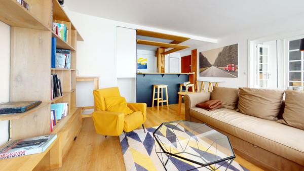 Appartement 2 pièce(s) Balcon