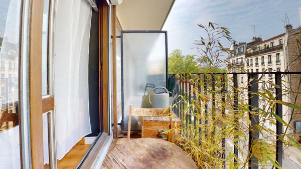 Appartement 2 pièce(s) Balcon