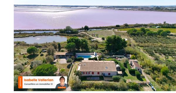 A vendre à Aigues-Mortes : Mas avec Piscine et Appartements Locatifs