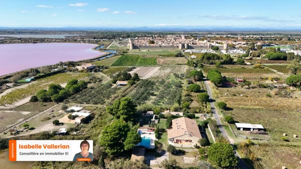 A vendre à Aigues-Mortes : Mas avec Piscine et Appartements Locatifs