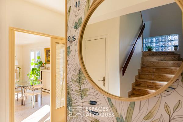 Maison rénovée avec ponton sur l’Île de Vaux : les charmes des bords de Seine