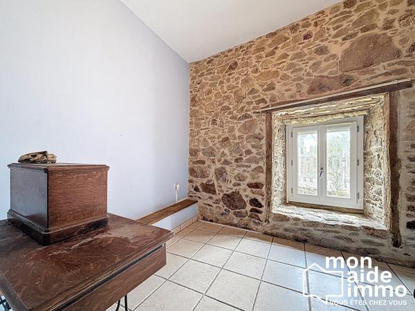 Maison en pierre de charme sur 1500 m² de terrain